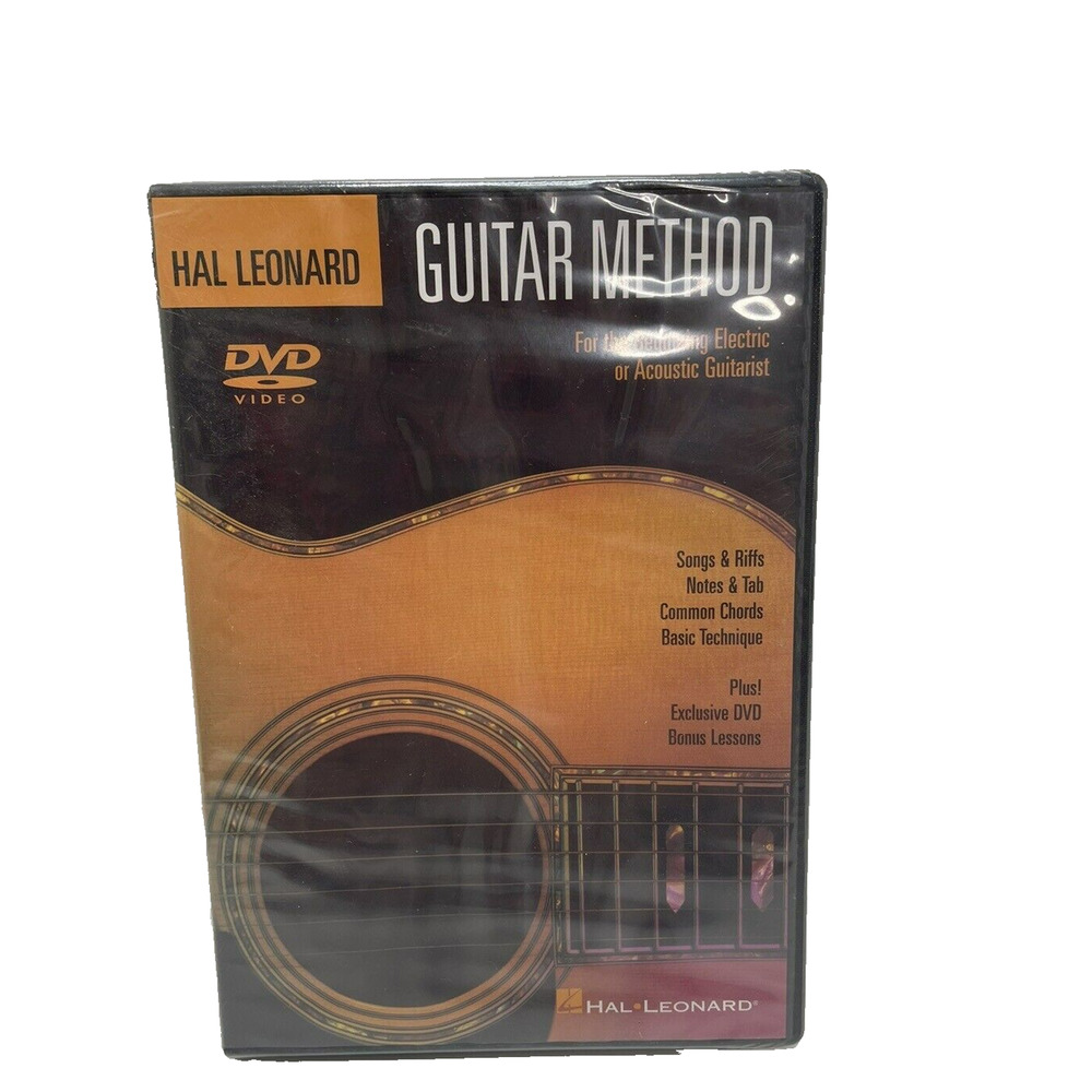 Hal Leonard Guitar Method For the Beginning Electric or Acoustic (DVD, 2000) NEW